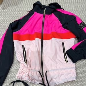 P.E Nation man down jacket in pink. Size XS.